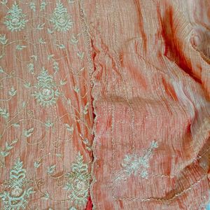 Elegant party wear unstiched suit, dress material