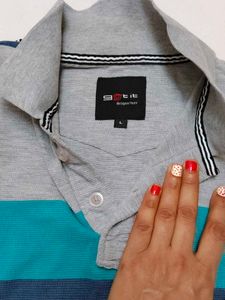 Men's Colorblock Polo T-Shirt