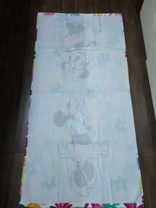 Minnie Mouse Floral Beach Towel