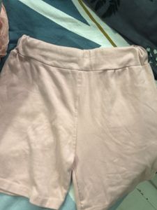 Puma Pink Drawstring Shorts