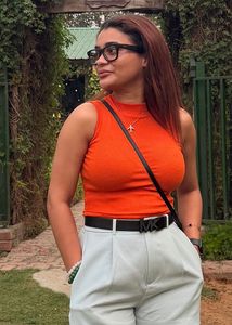 Chic Neon Orange top