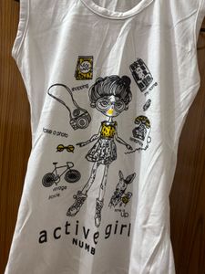 🌸Activegirl Graphic Print Top And Jacket