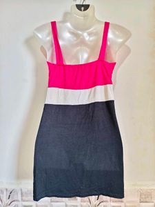 Chic Colorblock Bodycon Dress