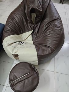 Bean Bag Chair with Coffee Print