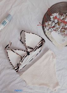 Zebra Print Bikini Set