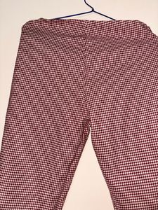 Red Checked Jeggins