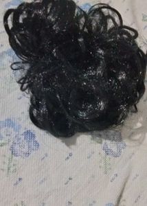 Black Messy Bun Hair Piece (Totally new peice)