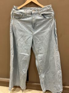 Light Wash Wide Leg Jeans
