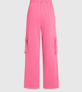 Pink Cargo Sweatpants