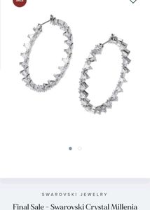 Crystal Hoop Earrings 📢57% off❗✨