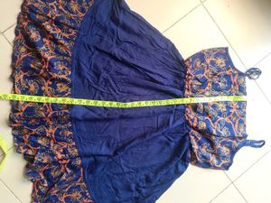 Trending glamorous Navy Blue western dress