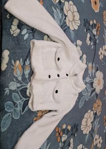 Cozy White Teddy Jacket