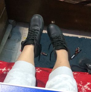 Black Leather Boots