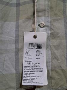 BRAND NEW U.S. POLO ASSN. Cotton Checked shirt