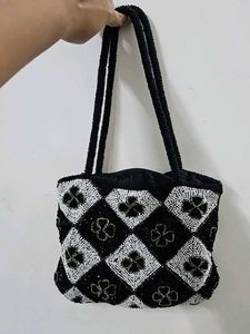 Clover Beaded Handbag