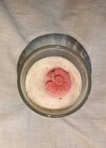 Organo green vanilla scented candle🌸