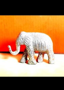 Silver Elephant Figurine Gift Article Home Decor