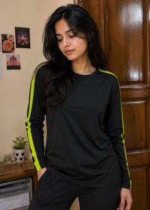 Shein Gym Black &Neon active wear