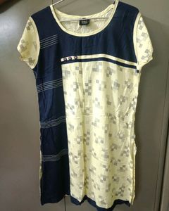 Yellow Short Kurta Top