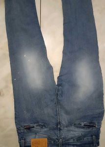 Blue Wash Denim Jeans