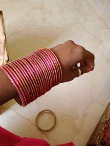 Green Glass Bangles Set