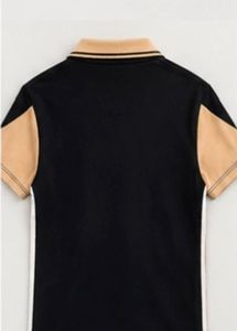 Lacoste Men’s Black &amp; Beige Polo T-Shirt