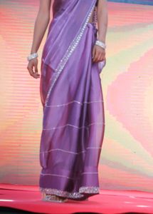 Elegant Purple Saree