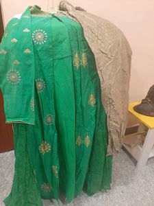 boutique full Flared long touch kurty sets