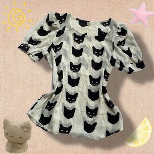 Black Cat Top