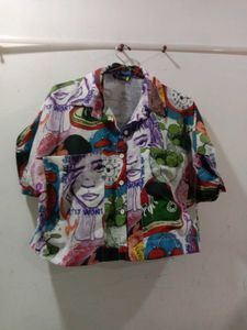 Unique Graphic Print Shirt