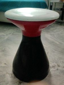 Damru Unique Accent Stool for Adults