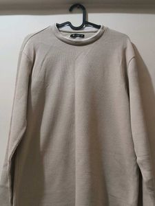 Cream Long Sleeve Thermal Top