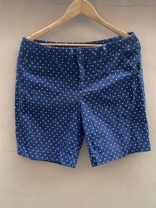 Blue Polka Dot Shorts