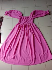 Dress With Balloon Sleeve