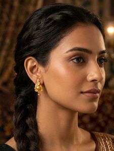 gold plate ear ring combo pack of 3 offer
