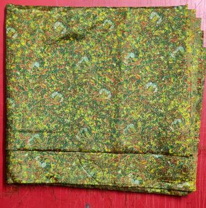 Vibrant Floral Print Dress Material