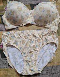 Floral Bra and Panty Set
