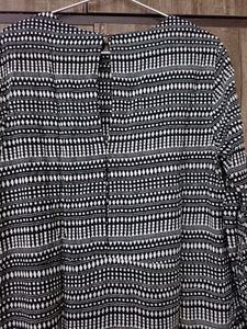 Monochrome One piece dress.