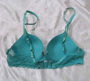 Teal Lace  Push-Up Bra