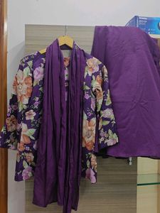 Floral Embroidered Kurta Palazzo set