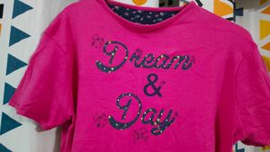 Pink Casual Tee