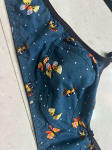 Charming Butterfly Print Bra