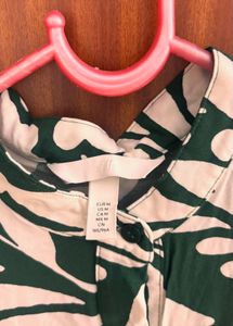 HNM Stylish Green Floral maxi Dress