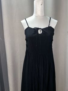 Classic Black Spaghetti Strap Dress
