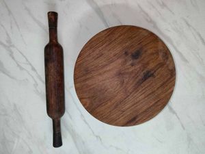 Wooden Rolling Pin and Board