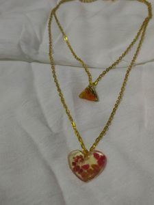 Beautiful Double Layer Chain Pendant
