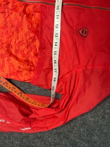 womens Red Hooded mountaneering Jacket