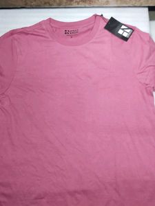 Here&amp;Now Pink Crew Neck T-Shirt