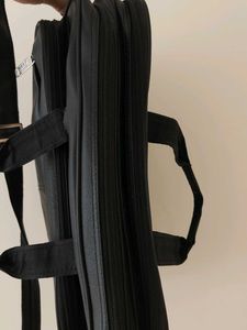 Classic Black Leather Briefcase