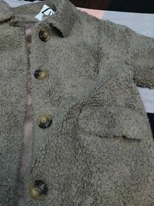 Branded Fleece Fur  Jacket